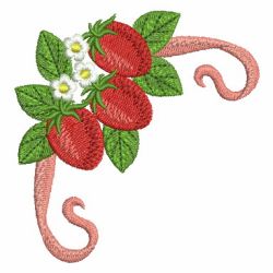 Strawberries 2 02 machine embroidery designs