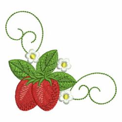 Strawberries 2 10 machine embroidery designs