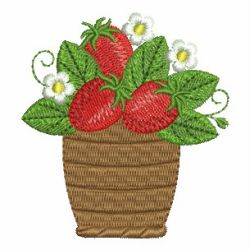 Strawberries 2 11 machine embroidery designs