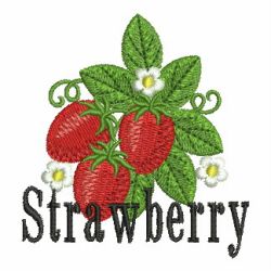 Strawberries 2 12 machine embroidery designs