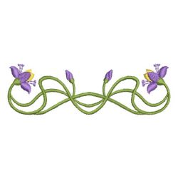 Art Nouveau Flower Borders 02
