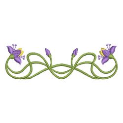 Art Nouveau Flower Borders 02