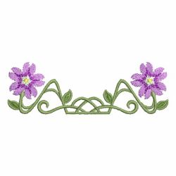 Art Nouveau Flower Borders 05