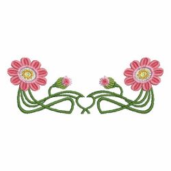 Art Nouveau Flower Borders 06