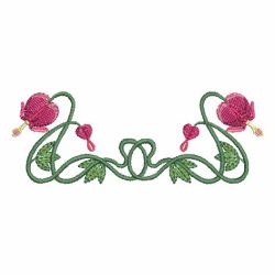 Art Nouveau Flower Borders 09