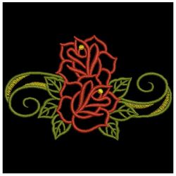 Rose Outlines 03 machine embroidery designs