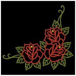 Rose Outlines 04 machine embroidery designs