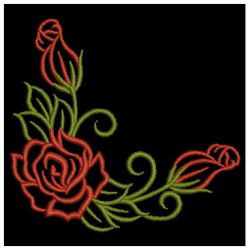 Rose Outlines 09 machine embroidery designs