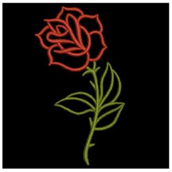 Rose Outlines 14 machine embroidery designs