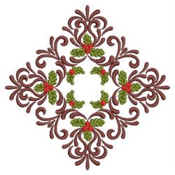 Christmas Holly Quilt 08(Lg)