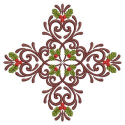 Christmas Holly Quilt 10(Md) machine embroidery designs