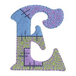 Patchwork Alphabet 05 machine embroidery designs