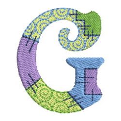 Patchwork Alphabet 07 machine embroidery designs