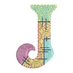 Patchwork Alphabet 10 machine embroidery designs