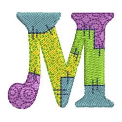 Patchwork Alphabet 13 machine embroidery designs