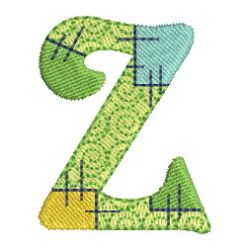 Patchwork Alphabet 26 machine embroidery designs