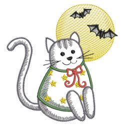 Halloween kitty Magician 03(Sm) machine embroidery designs