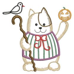 Halloween kitty Magician 04(Sm) machine embroidery designs