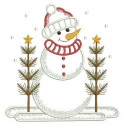 Vintage Snowmen 05(Sm) machine embroidery designs