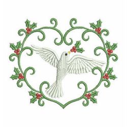 Christmas Doves 2 04 machine embroidery designs