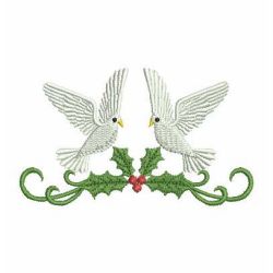 Christmas Doves 2 05 machine embroidery designs