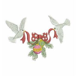 Christmas Doves 2 06 machine embroidery designs