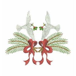 Christmas Doves 2 07 machine embroidery designs
