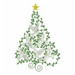 Christmas Doves 2 08 machine embroidery designs