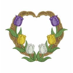 Colorful Tulips 2 02 machine embroidery designs