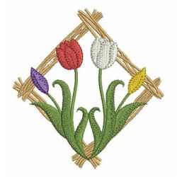 Colorful Tulips 2 08 machine embroidery designs