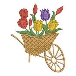 Colorful Tulips 2 09 machine embroidery designs