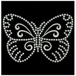 Candlewicking Butterfly 10(Md) machine embroidery designs