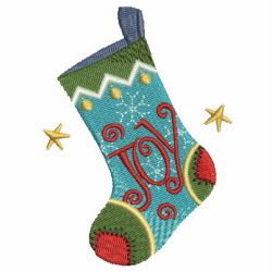 Patchwork Christmas Stockings 07 machine embroidery designs