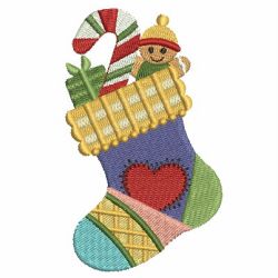 Patchwork Christmas Stockings 08 machine embroidery designs