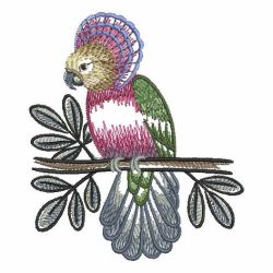 Brush Painting Parrots 2 07 machine embroidery designs