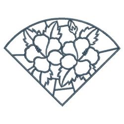 Redwork Stained Glass Flowers 10(Lg) machine embroidery designs