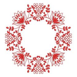 Redwork Jacobean Quilt 2 04(Sm) machine embroidery designs