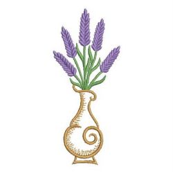 Vintage Floral Vases 08 machine embroidery designs