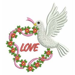 Valentine Doves 03 machine embroidery designs