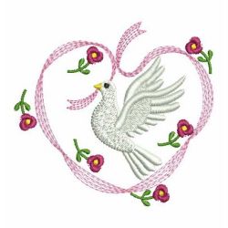 Valentine Doves 05 machine embroidery designs