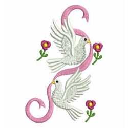 Valentine Doves 08 machine embroidery designs