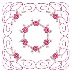 Simple Floral Quilt 01(Sm) machine embroidery designs