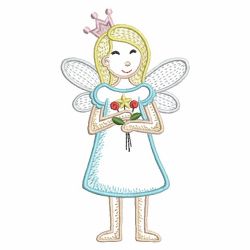 Vintage Fairy Princess 06(Sm) machine embroidery designs