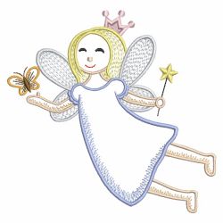 Vintage Fairy Princess 09(Md) machine embroidery designs