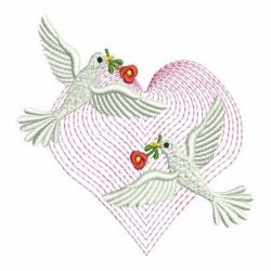 Valentine Doves 2 02 machine embroidery designs