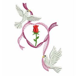 Valentine Doves 2 04 machine embroidery designs