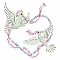 Valentine Doves 2 07 machine embroidery designs