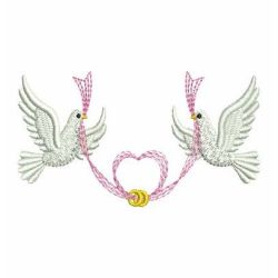 Valentine Doves 2 08 machine embroidery designs