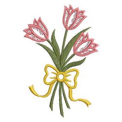 Tulips Decor 01 machine embroidery designs