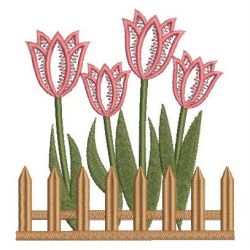 Tulips Decor 03 machine embroidery designs